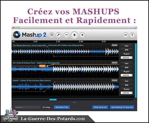 logiciel dj mashup 2.0