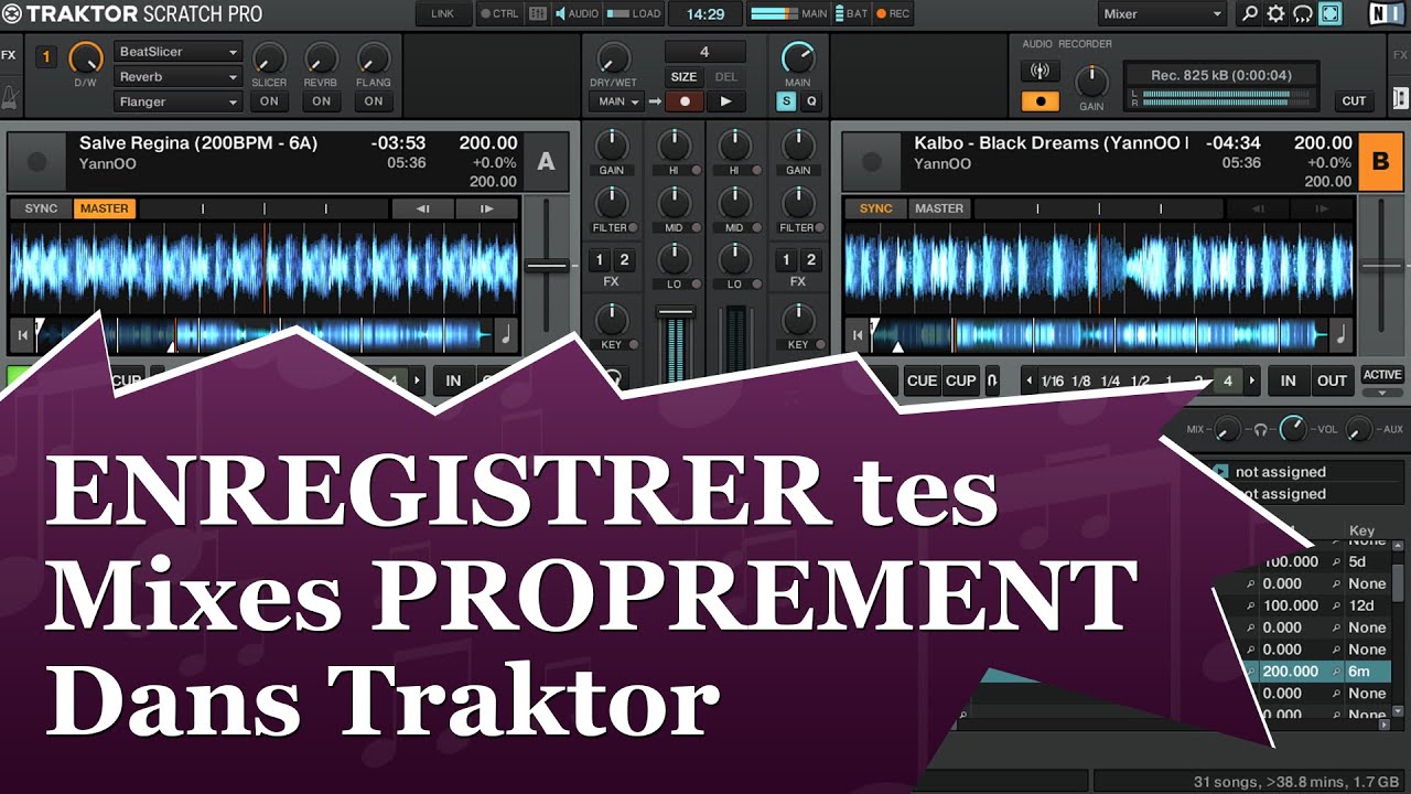Comment ENREGISTRER tes Mixes PROPREMENT Dans Traktor