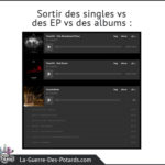 production musicale singles EP albums