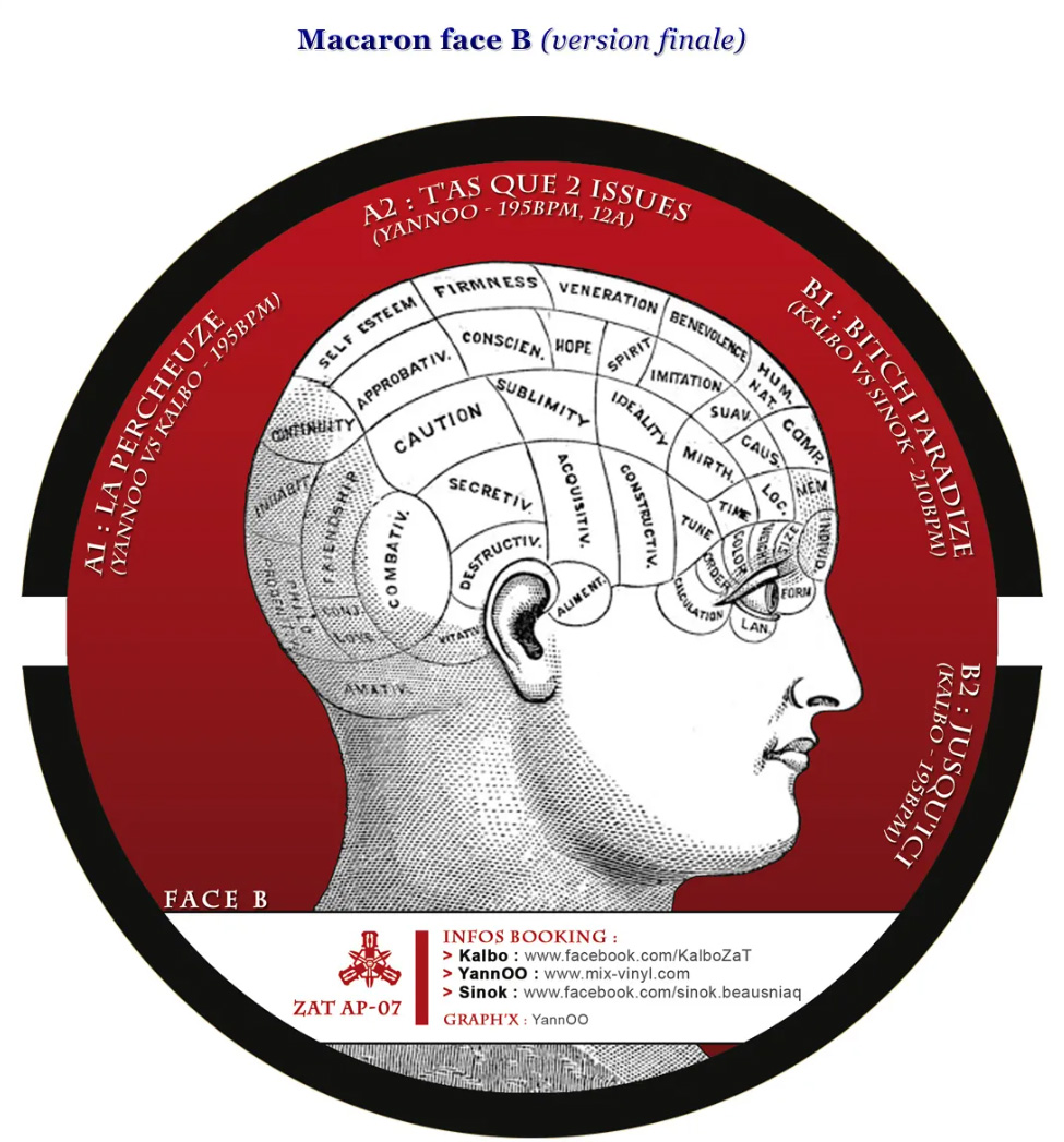 disque vinyle macaron