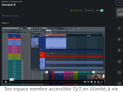 espace membre cours musique